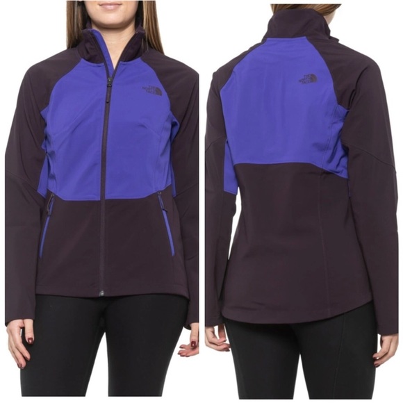 The North Face Apex Piedra Softshell Galaxy Purple/Deep Blue hike jacket size M - Picture 1 of 8
